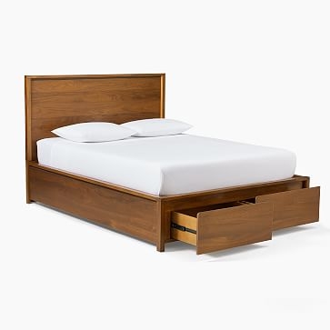 Ansel Footboard Storage Bed, Queen, Walnut - Image 4