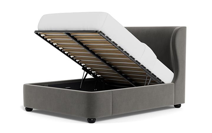 Maxwell Upholstered Bed with Storage Option - Image 2