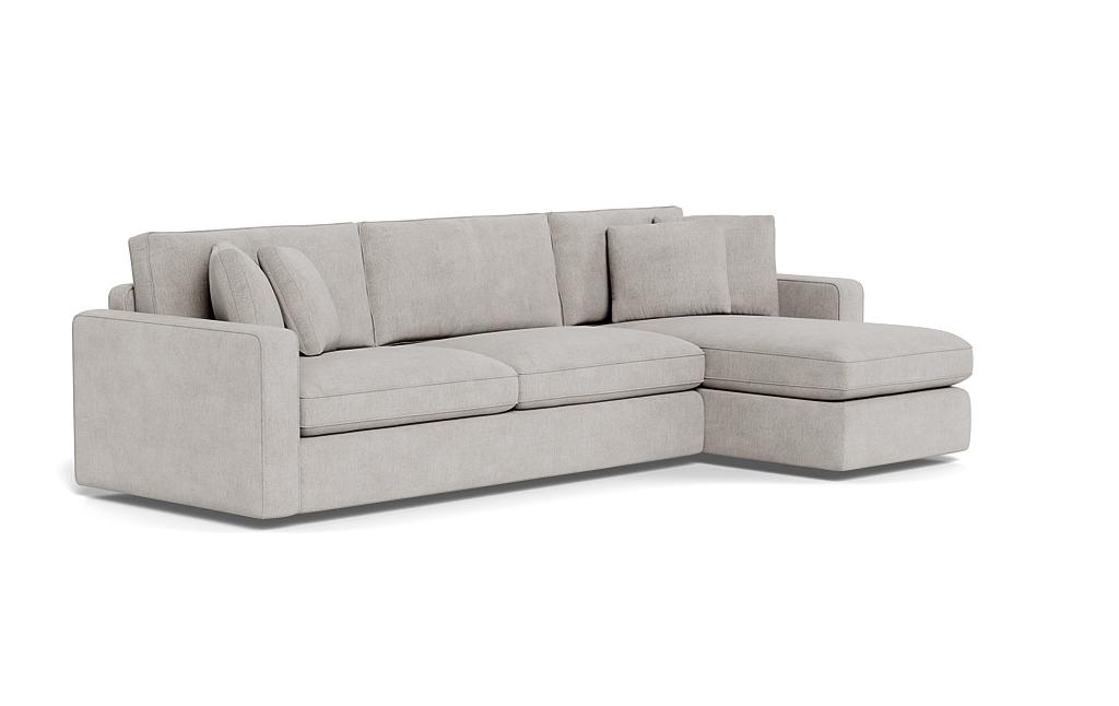 James 3-Seat Right Chaise Sectional with Storage - Image 1