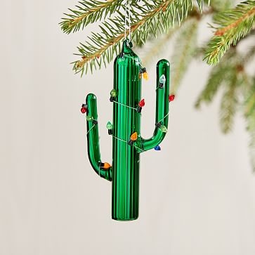 Blown Glass Cacti Ornament - Image 0