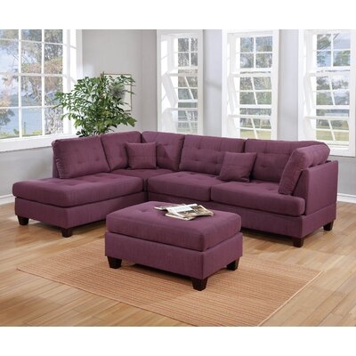 Dracaena 104" Wide Reversible Sofa & Chaise with Ottoman - Image 0