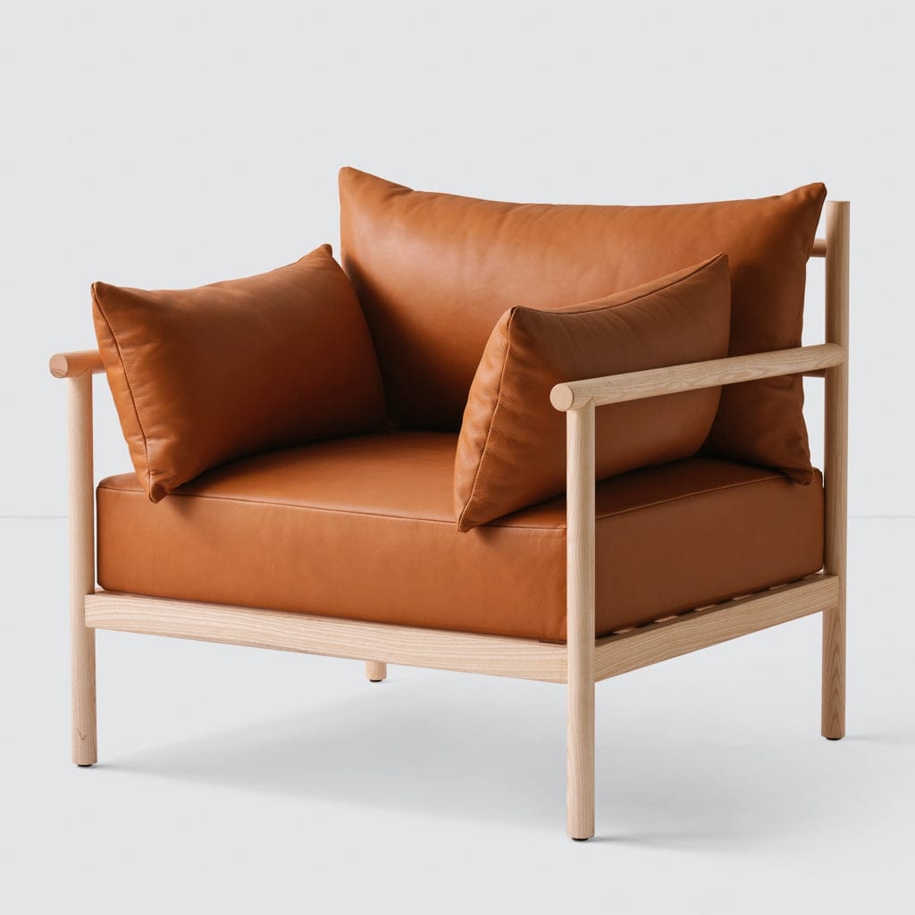 The Citizenry Santo Armchair | Chair Only | Brown - Image 1