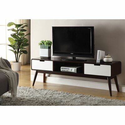 TV Stand In Espresso & White - Image 0
