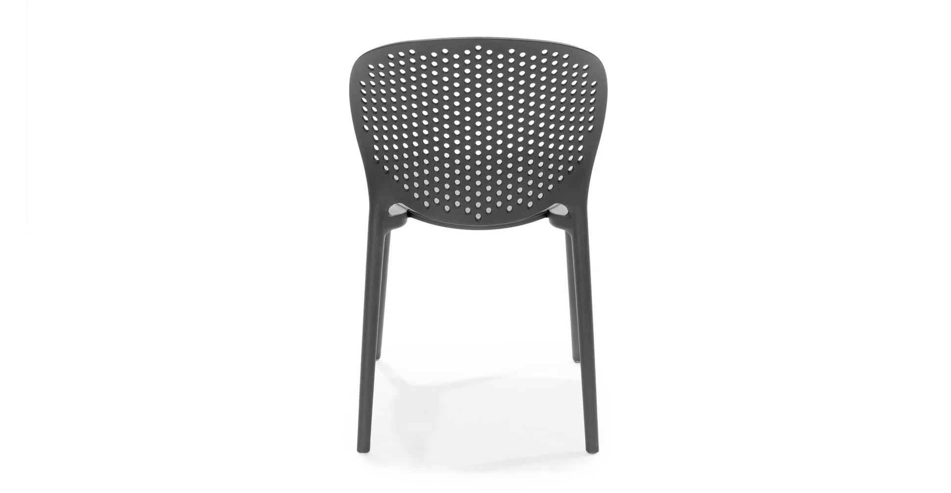 Dot Surf Blue Stackable Dining Chair - Image 4