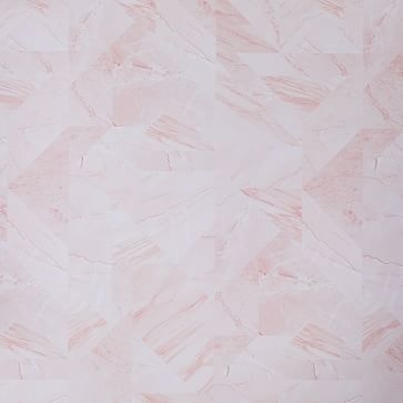 Drop It Modern Marble Print Wallpaper, Rose, 10'H x 28"W - Image 0