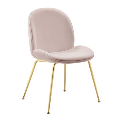 Heer Velvet Upholstered Side Chair - Image 0