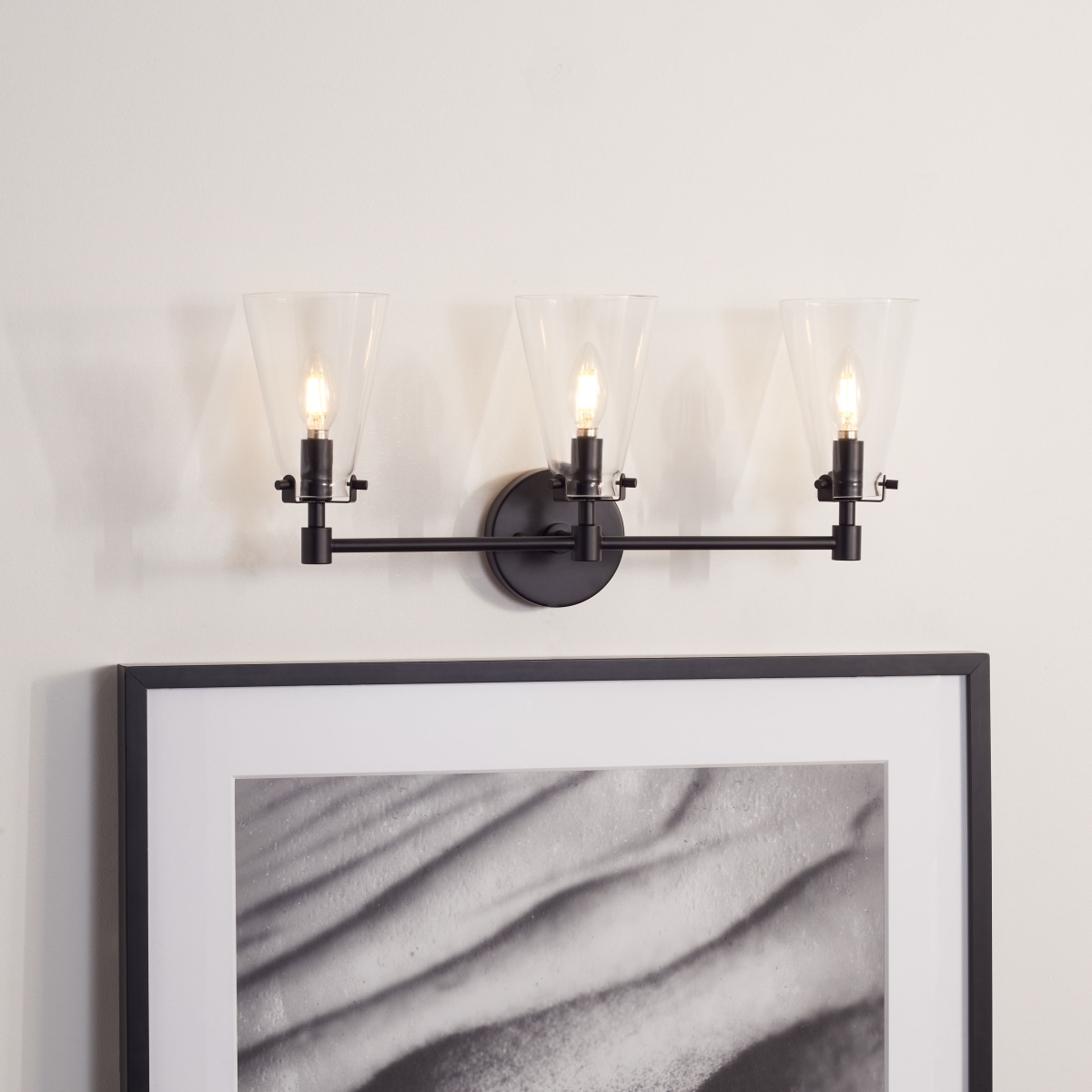 Lonsen Vanity Sconce - Black - Safavieh - Image 5