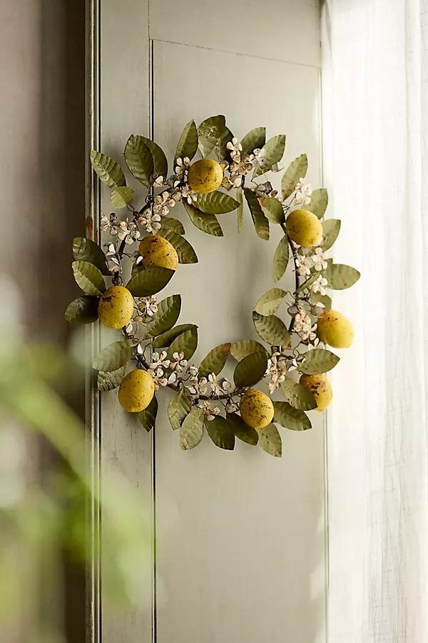 Lemon Vine Iron Wreath - Image 0
