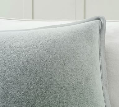 Cozy Fleece Pillow Cover, 22", Ivory - Image 2