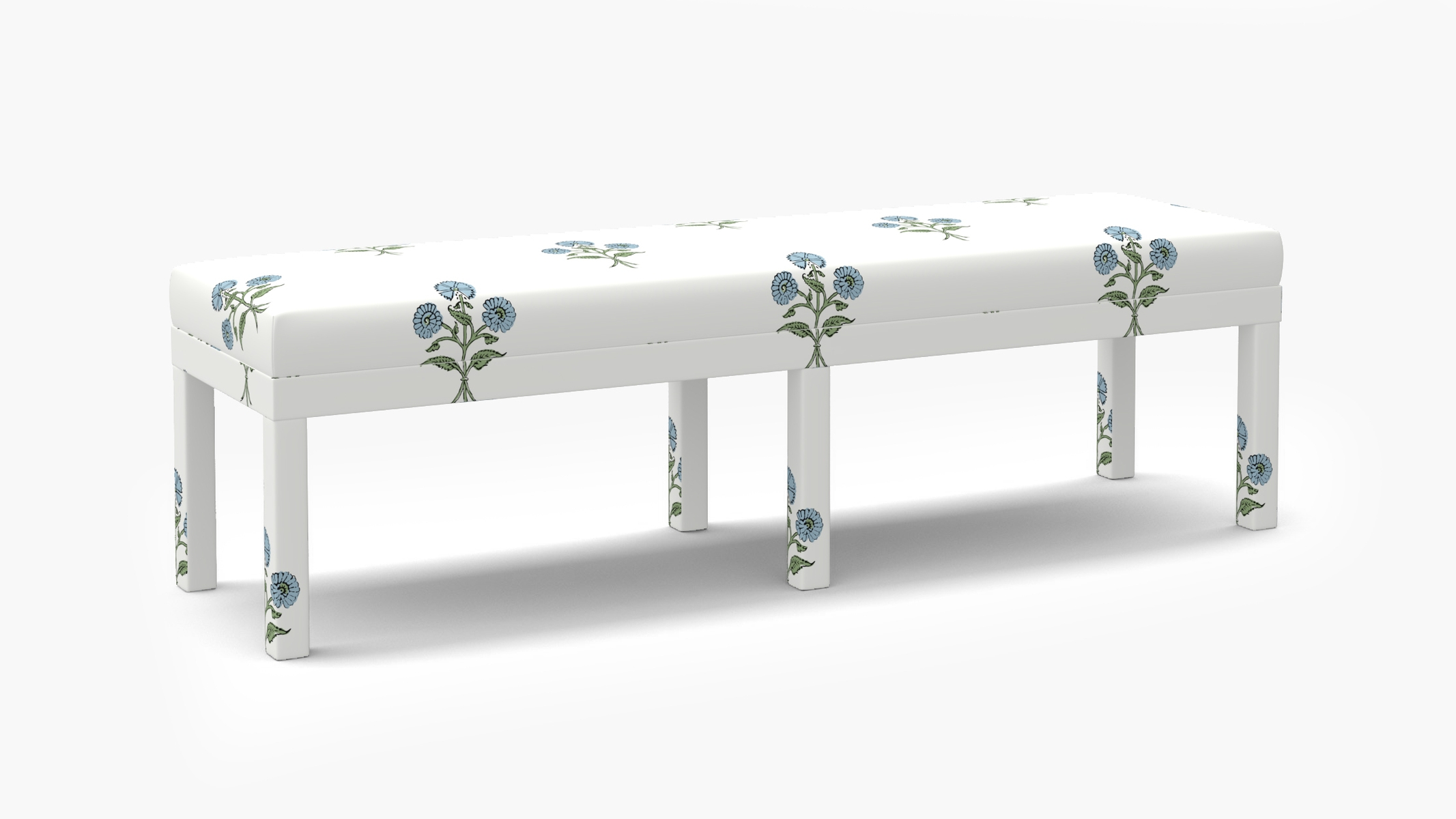Parsons Bench, Blue Delphine - Image 1