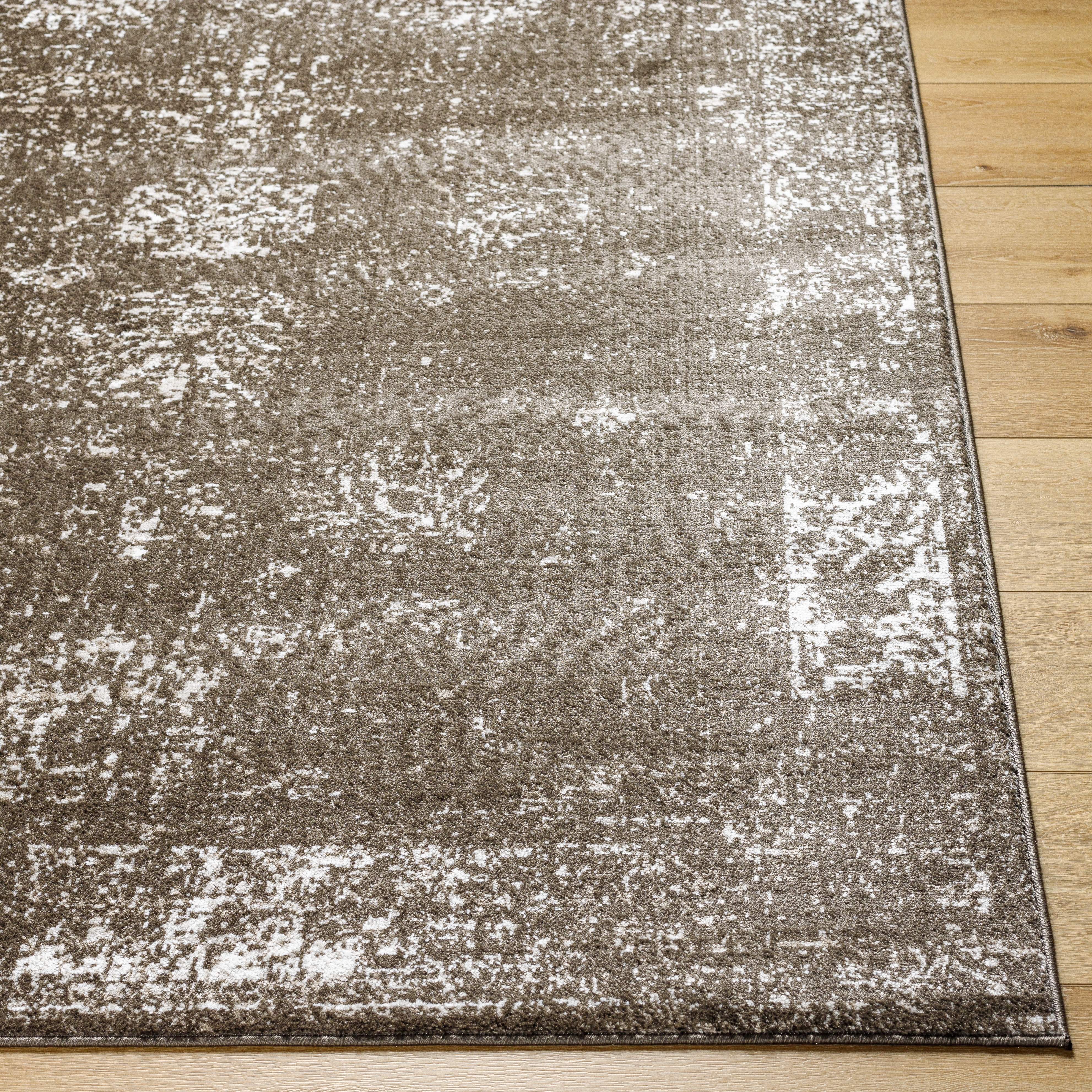 Livabliss Monte Carlo Brown Indoor 5'3" x 7'3" Machine Woven Rug - Image 2