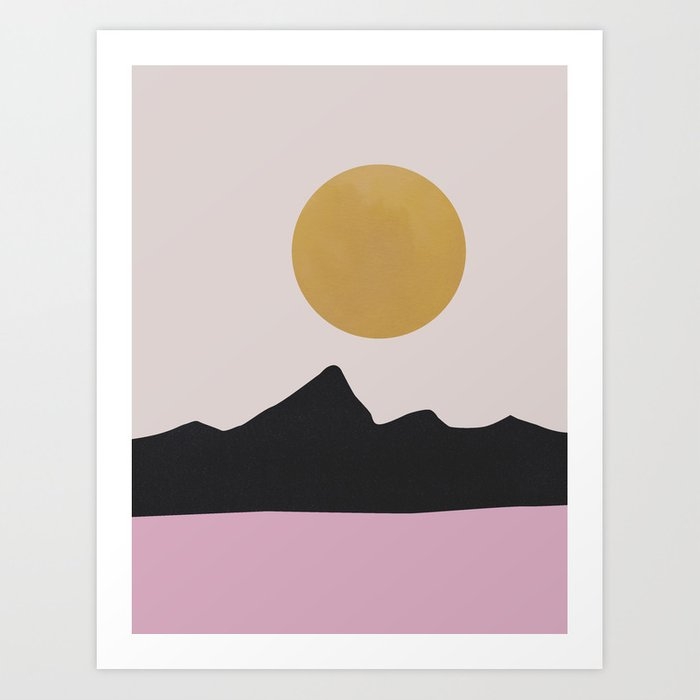 Mountain Sunrise Art Print by Georgiana Paraschiv - X-Small - Image 0
