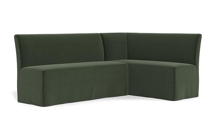 Dorian Slipcovered Right Banquette - Image 1