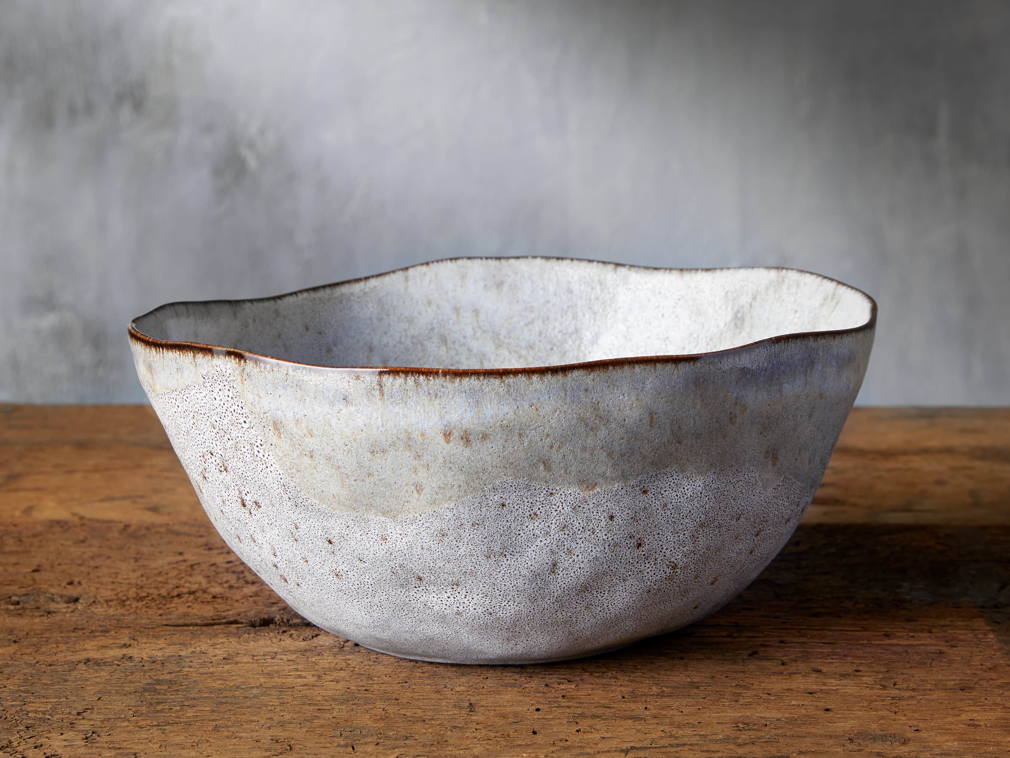 Skye Serving Bowl in Stoneware Gray - Image 0