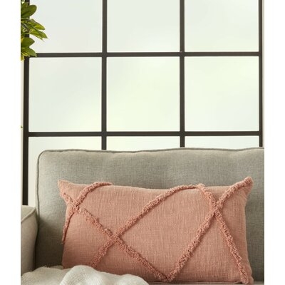 Remi Cotton Abstract Lumbar Pillow - Image 1