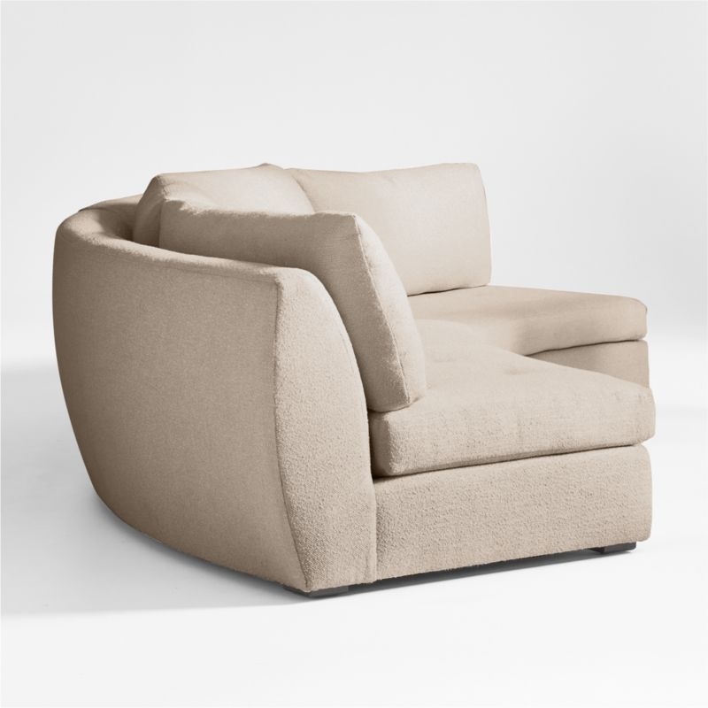 Sinuous 2-Piece Armless Sectional Sofa by Athena Calderone - Image 1