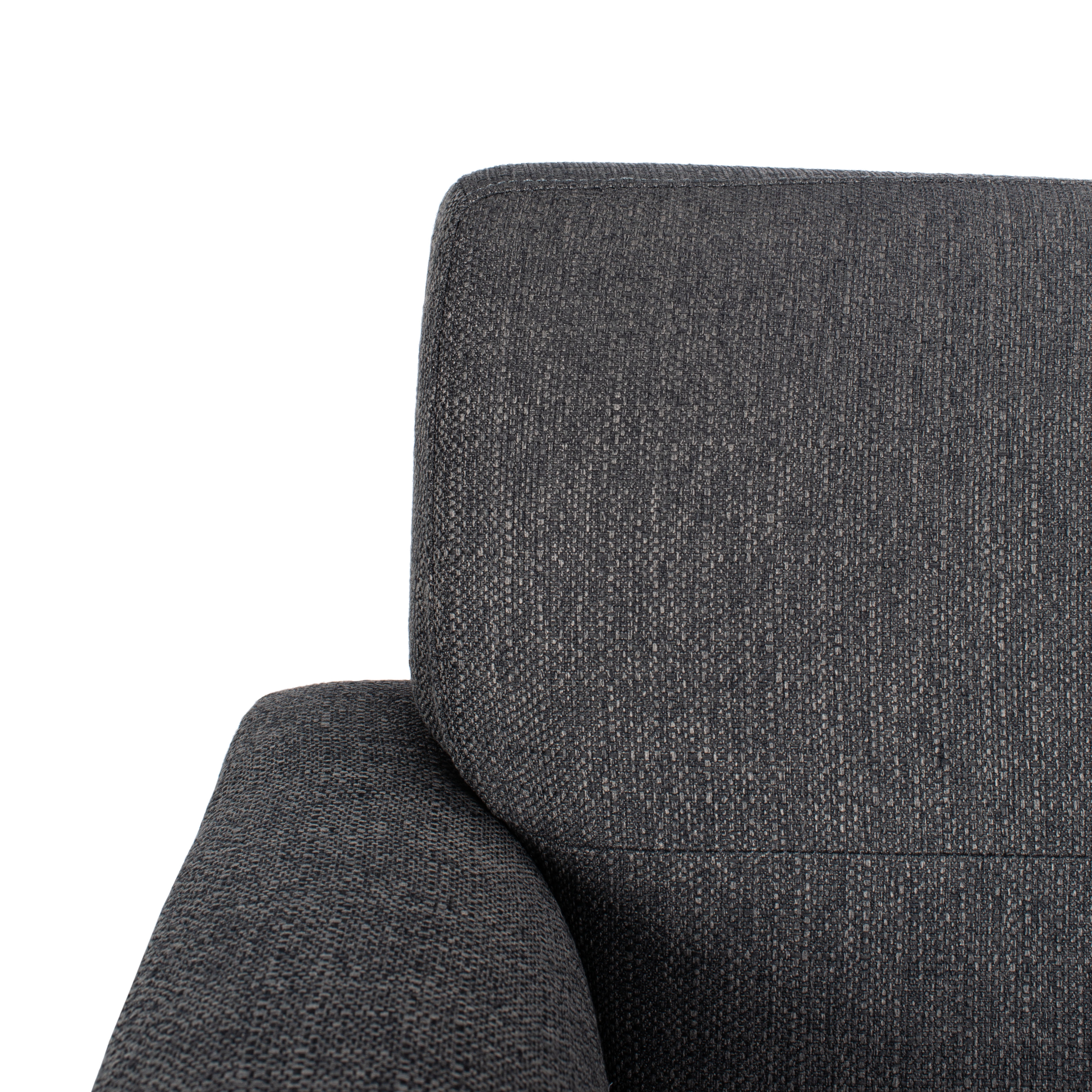 Egil Linen Tufted Sofa, Slate Gray - Image 4