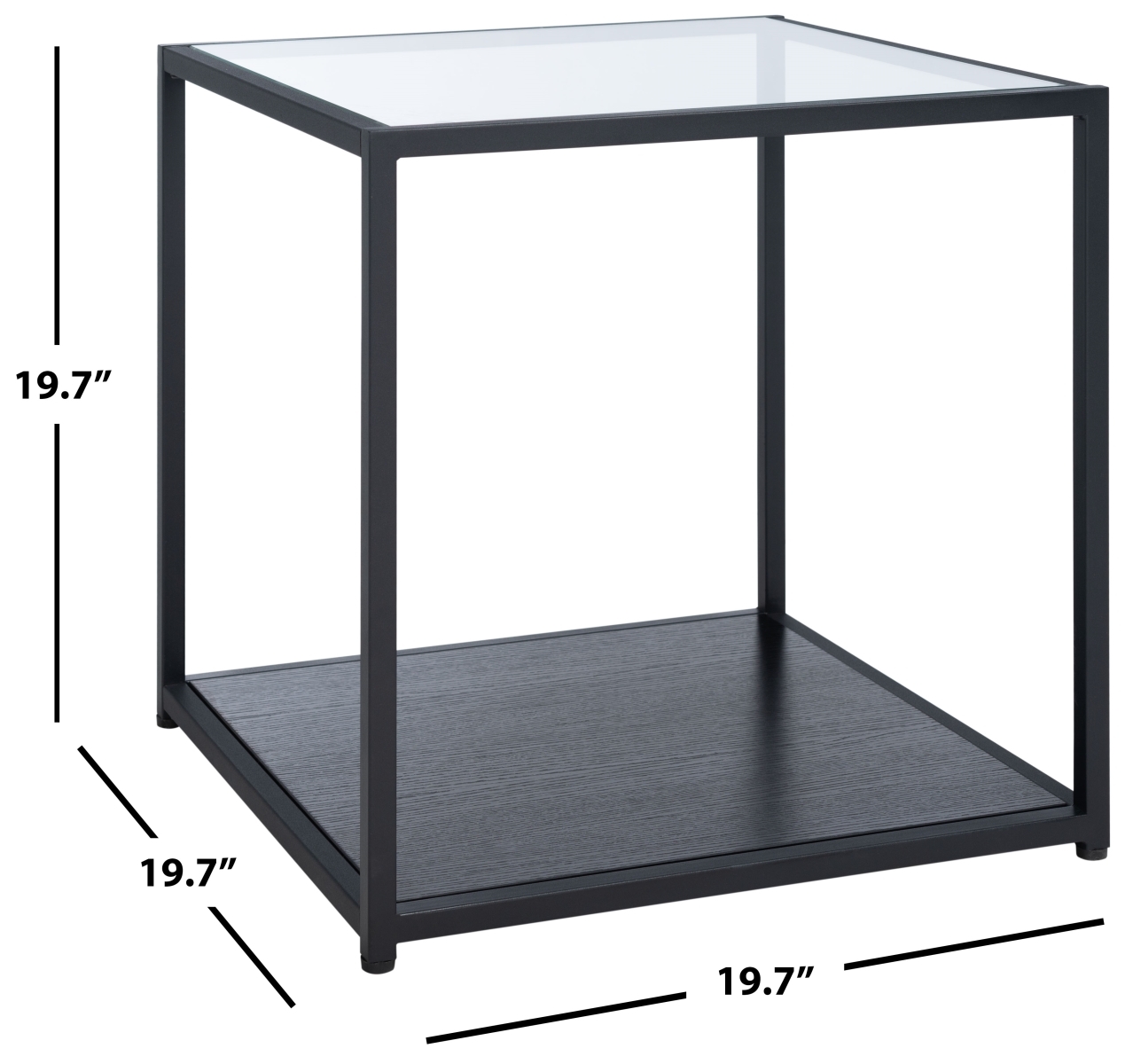 Ackley End Table - Black - Safavieh - Image 6