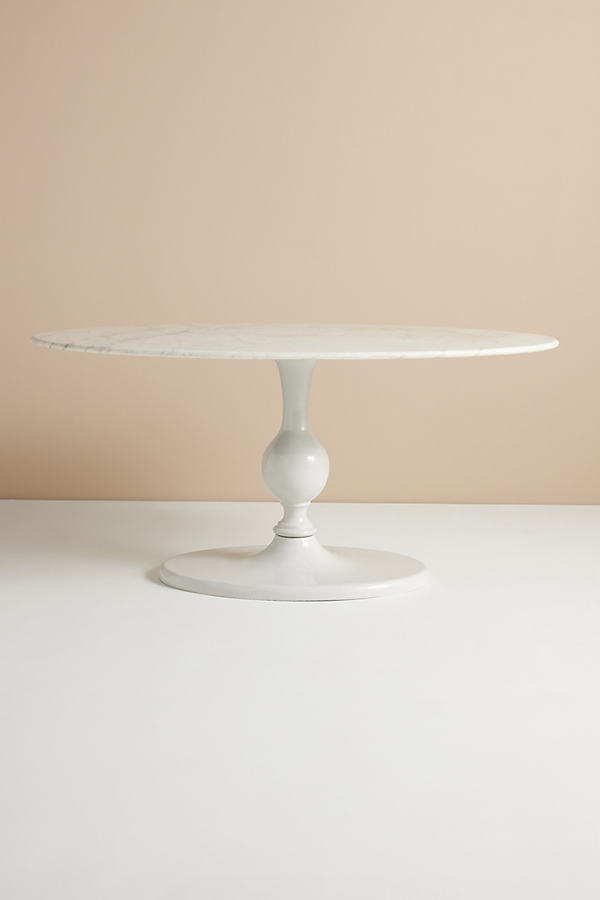 Annaway Oval Dining Table By Anthropologie in White - Image 0
