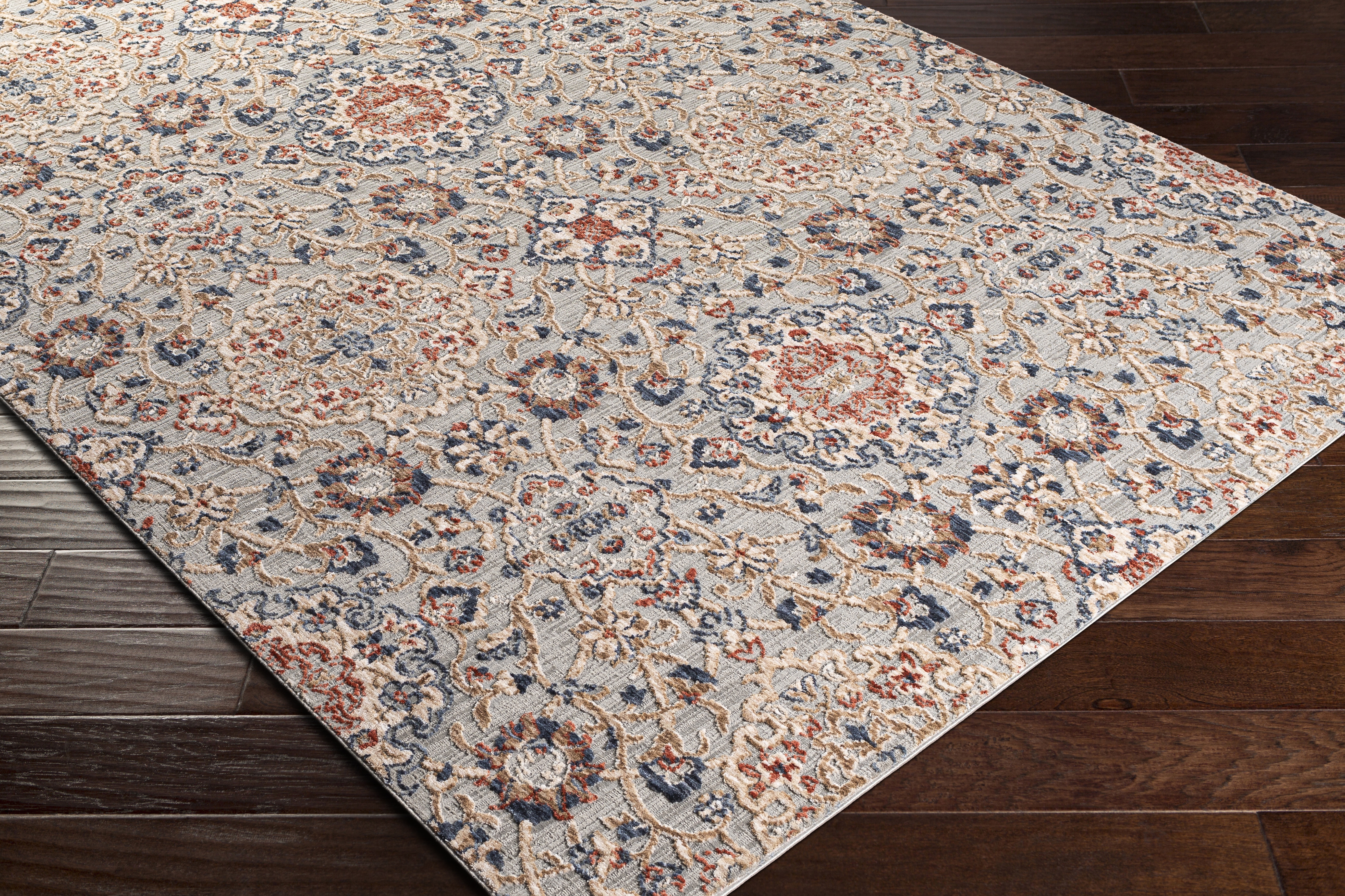 Infinity Beige Indoor 8'10" x 12' Machine Woven Rug - Image 6