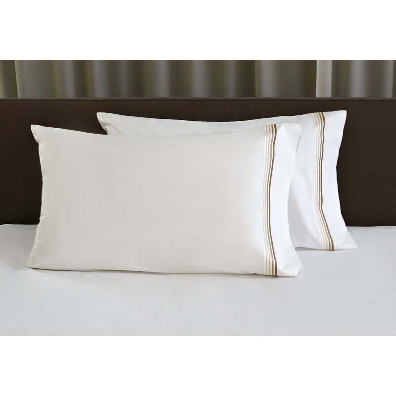 Signoria Firenze Casale 400 Thread Count 100% Cotton Percale Pillowcase - Image 0
