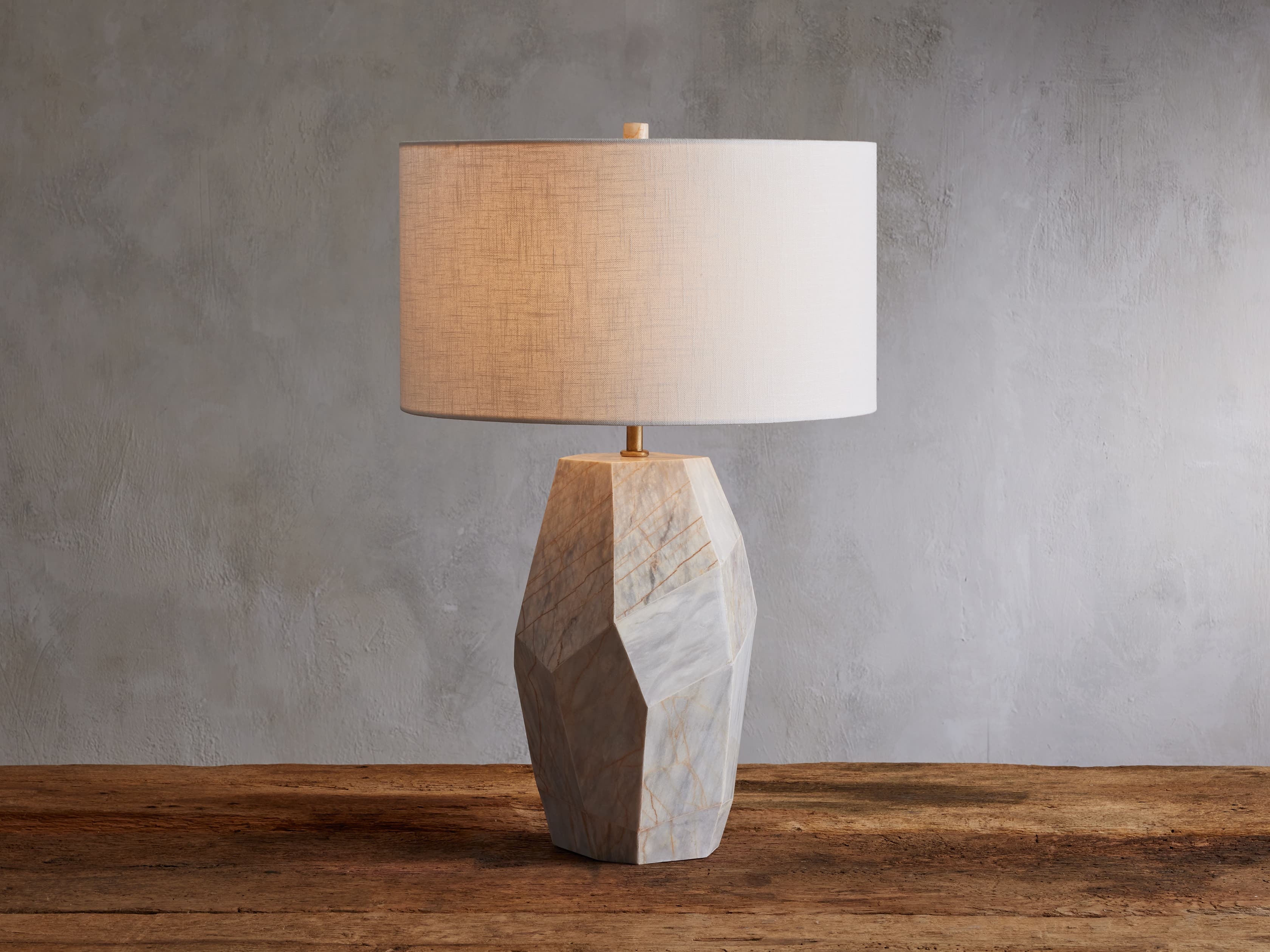 Petra Tall Table Lamp in Stone Natural - Image 0