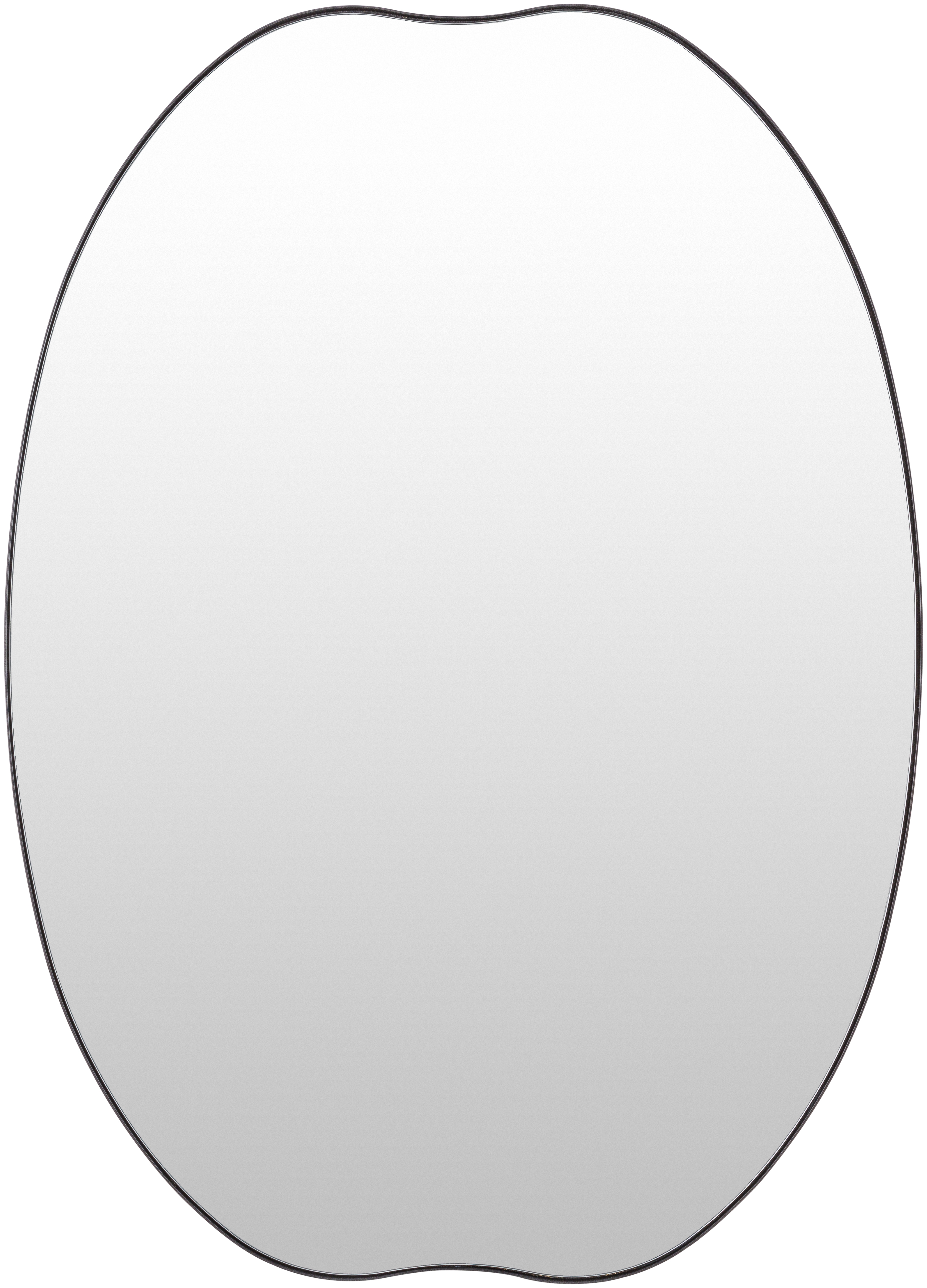 Auburn Black 31"H x 22"W x 1"D Accent Mirror - Image 0