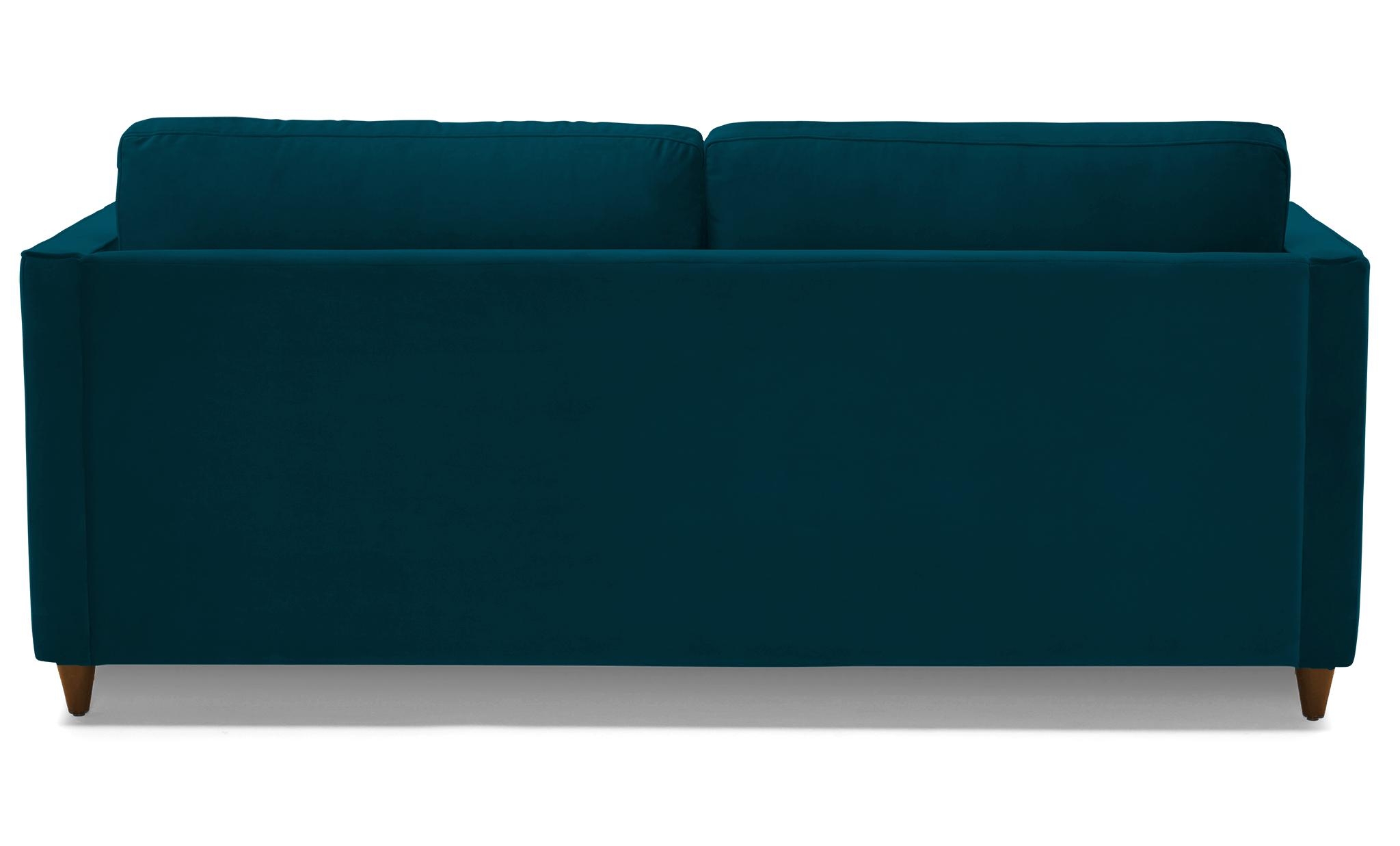 Blue Briar Mid Century Modern Sleeper Sofa - Key Largo Zenith Teal - Mocha - Image 4