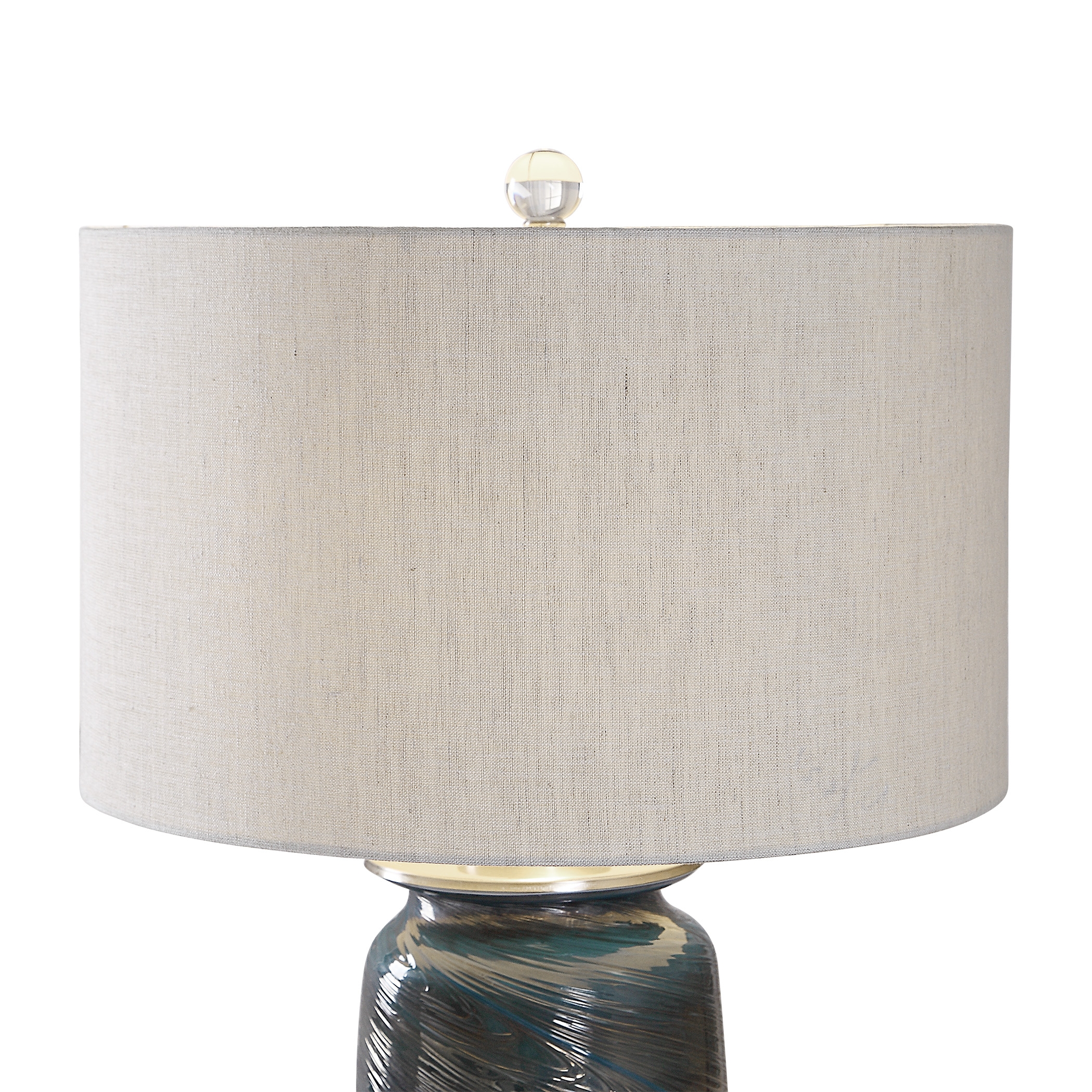 Olesya Swirl Glass Table Lamp - Image 4