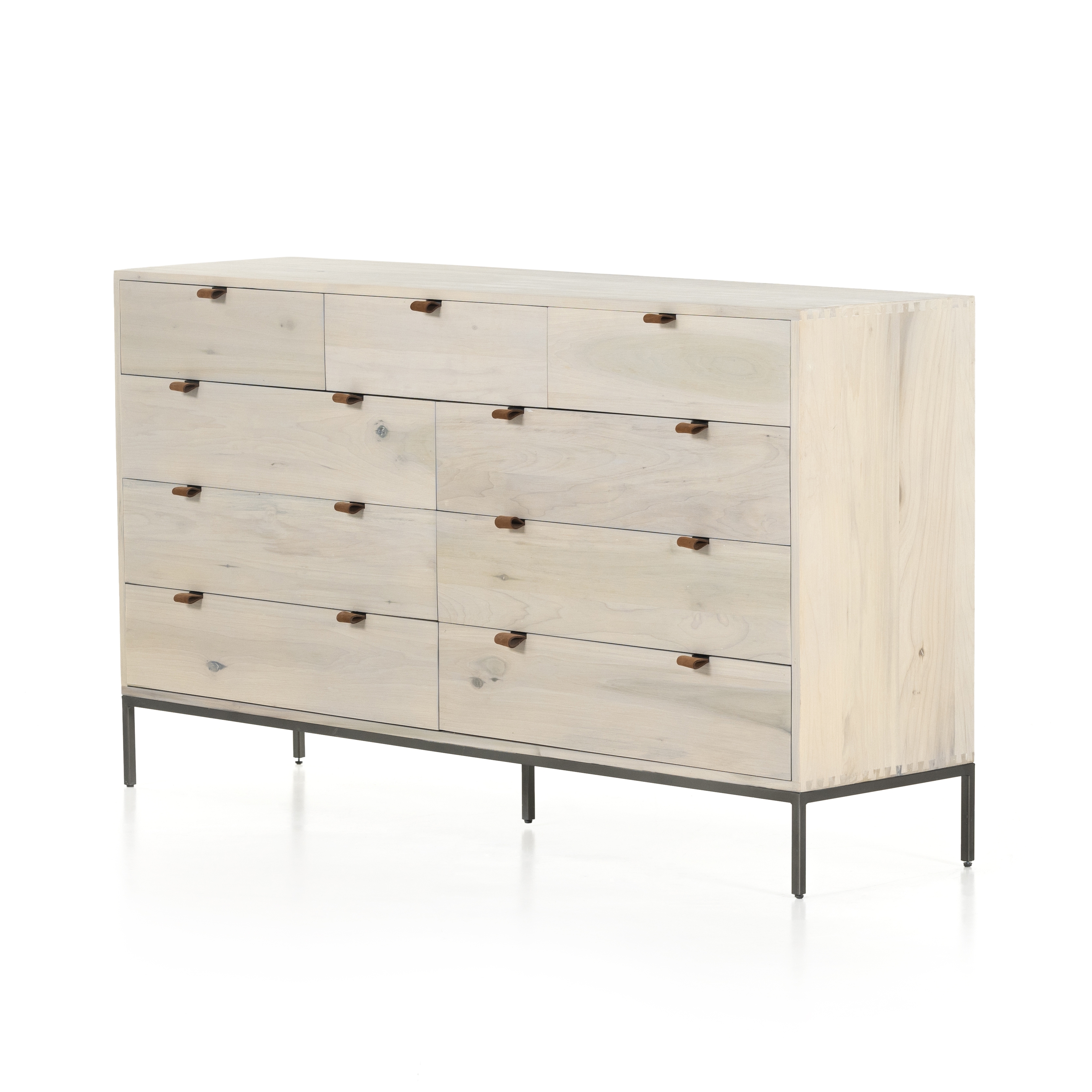 Trey 9 Drawer Dresser-Dove Poplar - Image 0