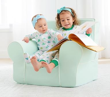 Light Aqua with White Piping Anywhere Chair(R) - Image 1