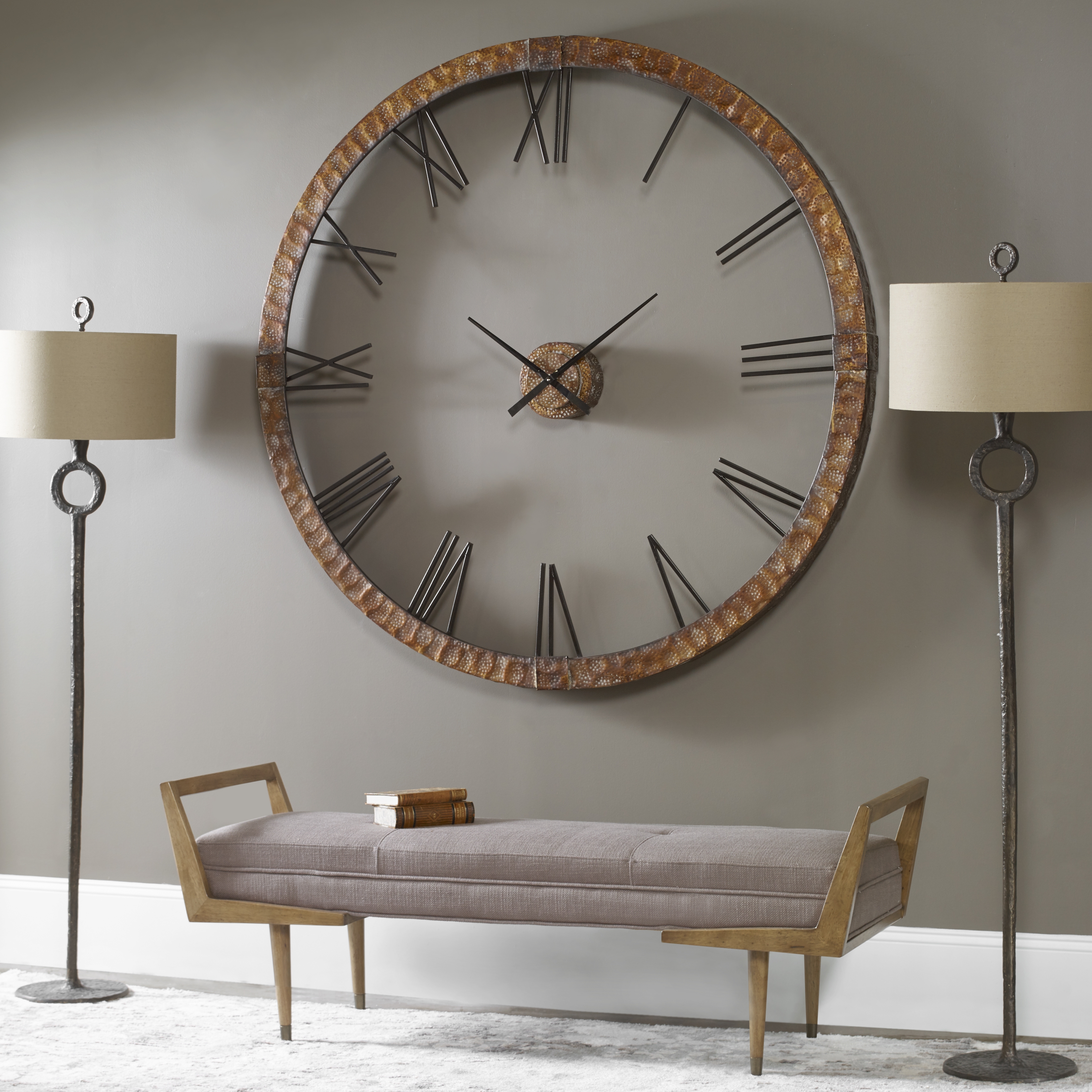 Amarion Copper Wall Clock 60 W X 60 H - Image 0