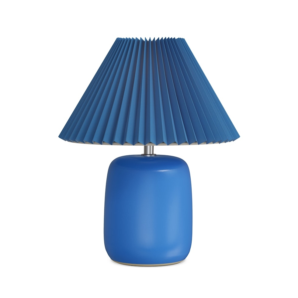 Joplin Table Lamp - Ceramic Cerulean - Image 0