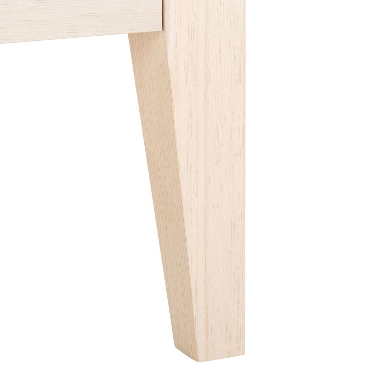 Sondra 2 Drawer Nightstand - Bleached White / Gold - Safavieh - Image 4