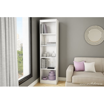 Axess 5-Shelf Narrow Bookcase - Image 0