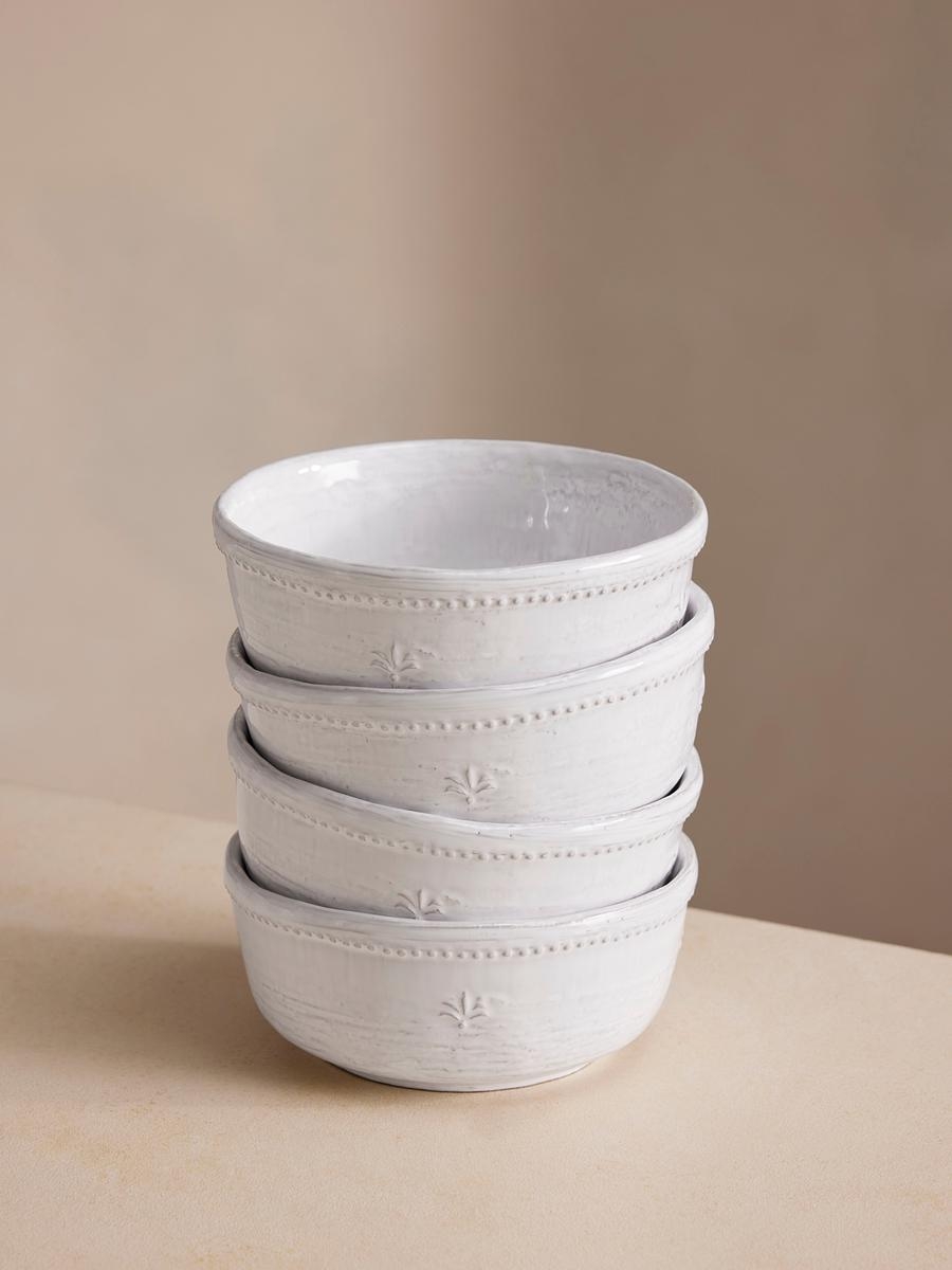 Hillcrest Cereal Bowl, White, Set of Four - Image 0