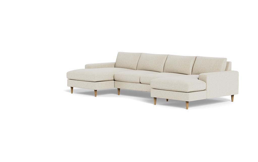 Saylor Wide Arm 3-Piece U-Sectional - Image 2