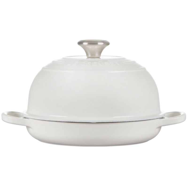 Le Creuset ® 9.5" White Enameled Cast Iron Bread Oven - Image 6