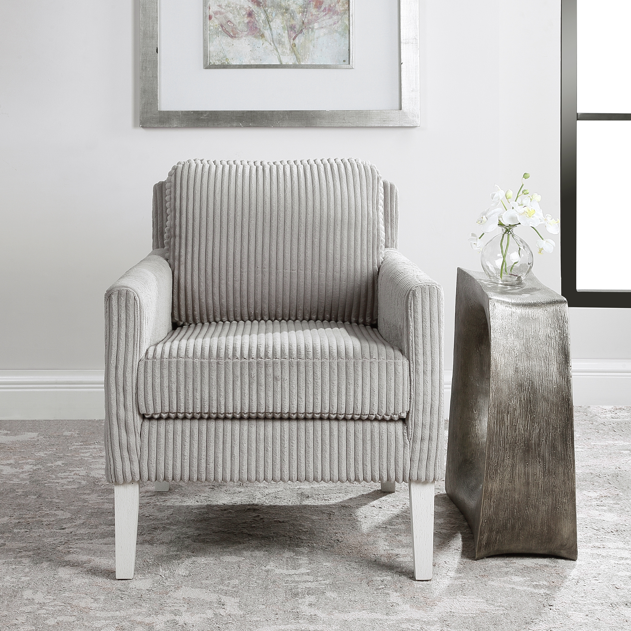 Cavalla Gray Accent Chair - Image 6