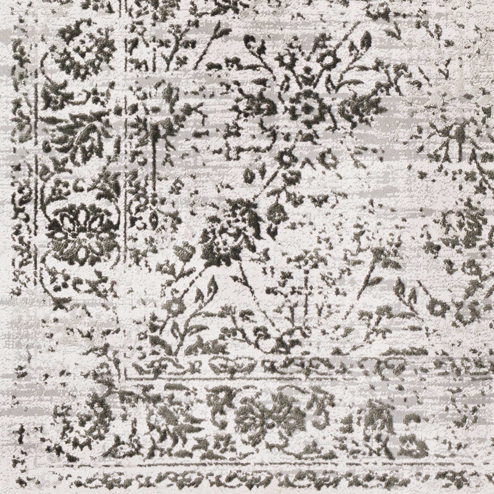 Himalayan Black Indoor 2' x 2'11" Machine Woven Rug - Image 6