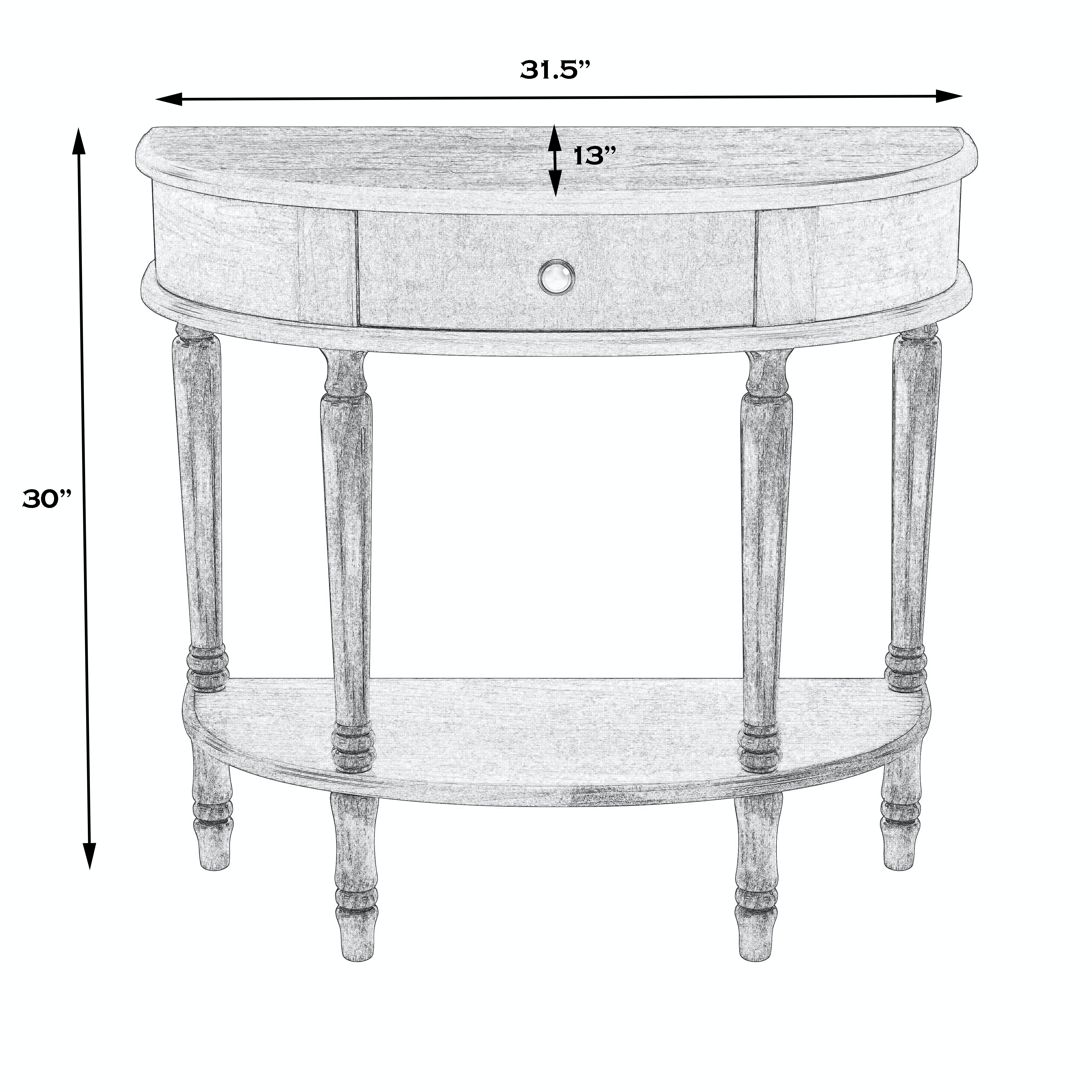 Mozart Antique Cherry Console Table - Image 3