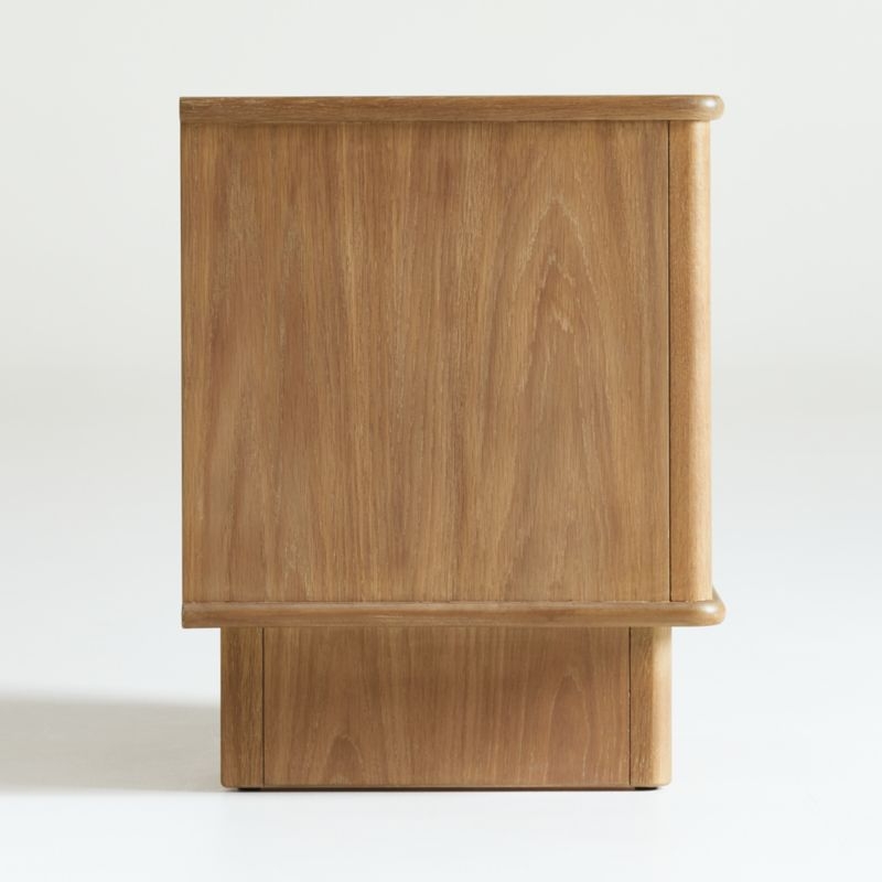 Wes Wood Nightstand with Drawer - Image 4