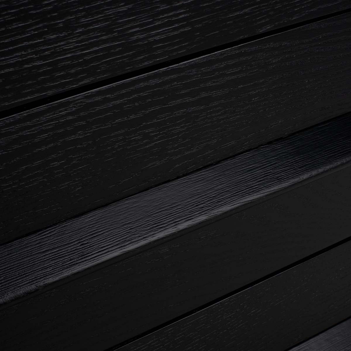 Deirdra 3 Drawer Wood Chest - Black - Image 4