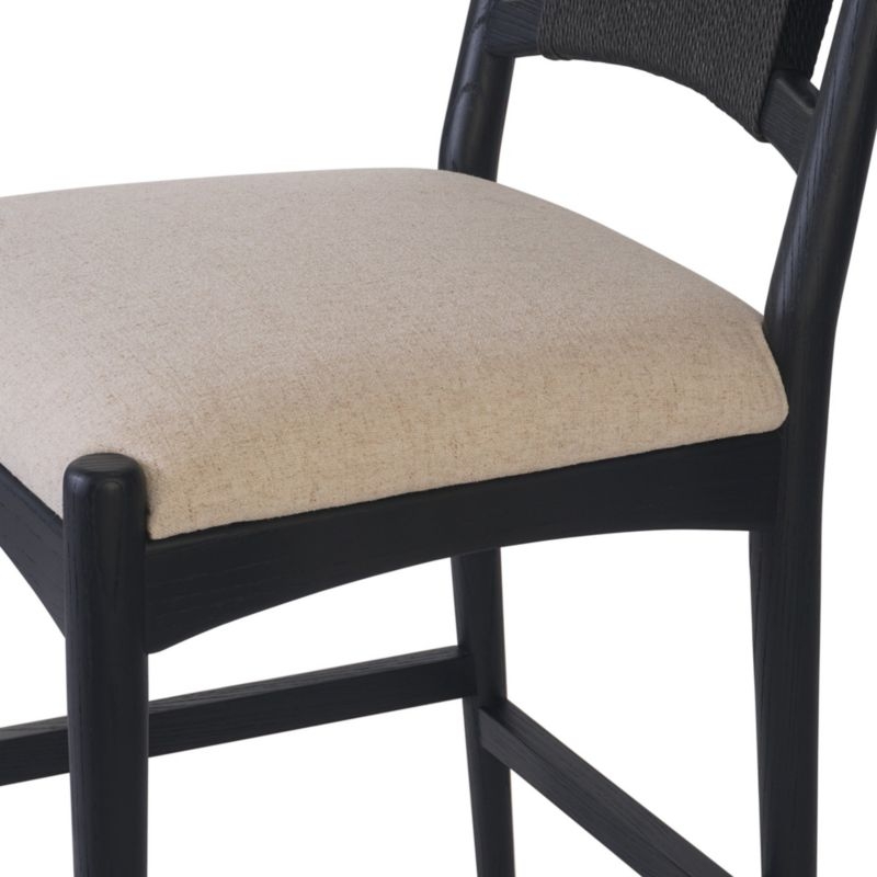Haddon Black Rush Counter Stool - Image 4