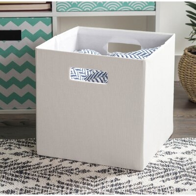 Cube Solid Fabric Polyester Bin - Image 0
