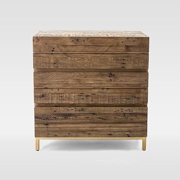 Reclaimed Wood + Iron Base 3-Drawer Dresser - Image 2