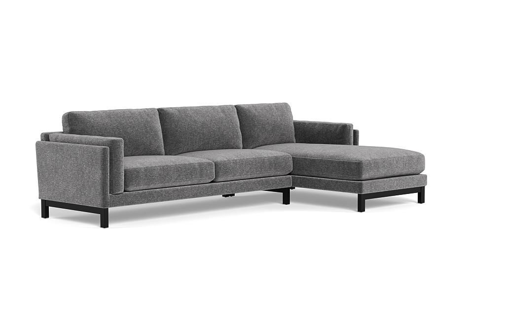 Gaby 3-Seat Right Chaise Sectional - Image 1