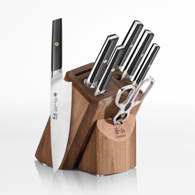 Cangshan ® Everest Black 8-Piece Knife Block Set - Image 0
