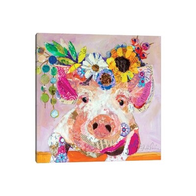 Miss Piggy by Elizabeth St. Hilaire - Wrapped Canvas Gallery-Wrapped Canvas Giclée - Image 0