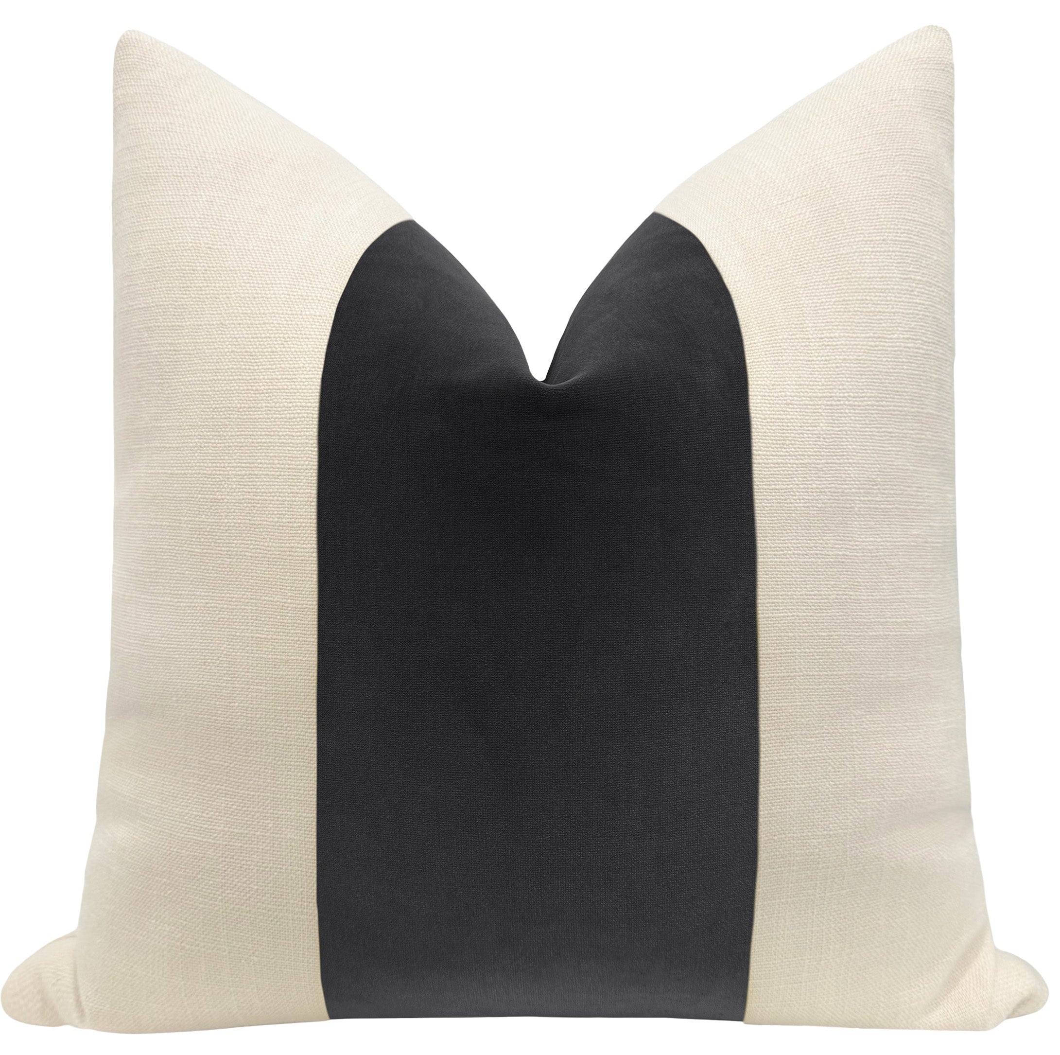 PANEL :: SIGNATURE VELVET // GRAPHITE - 20" X 26" STANDARD SHAM - Image 0